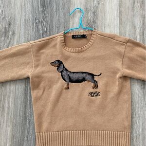 Ralph Lauren Sweater with Dachshund Design